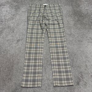 Topman Plaid Check Slim Skinny Smart Trousers Dress Pants Mens 30x30 Brown Black